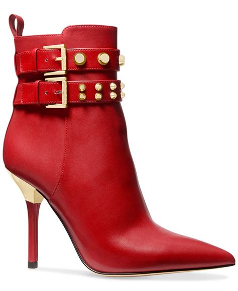 michael michael kors women's amal studded ankle-strap dress booties|MICHAEL Michael Kors Women's Amal Studded .